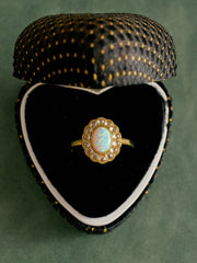 Ophelia Opal Ring - CAMELLIA 5