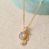 Celeste Lapis Lazuli Leaf Jewelry Set
