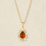 Amber Blossom Necklace