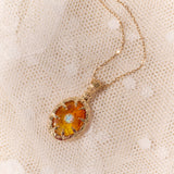 Amber Opaline Relic Necklace