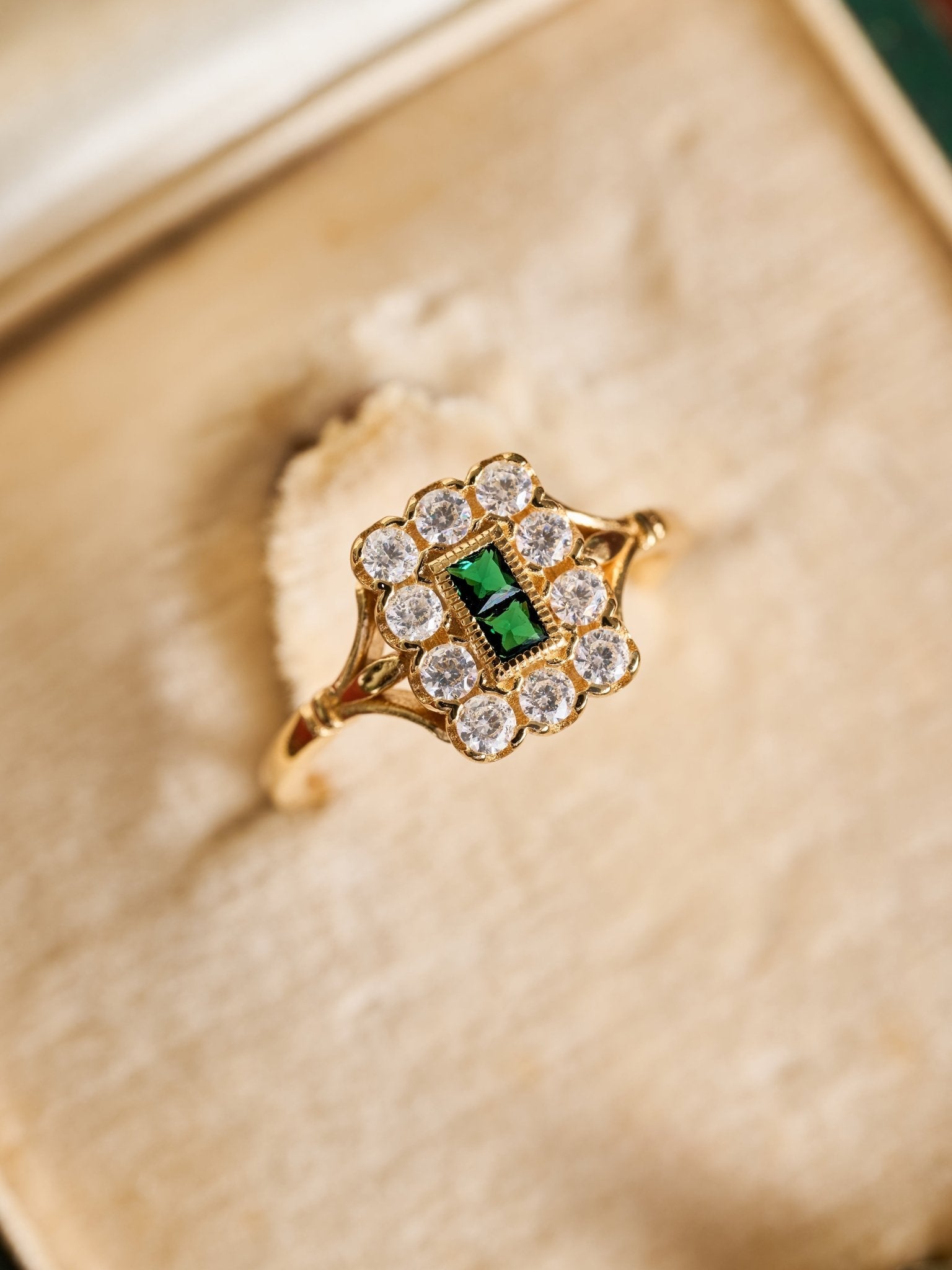 Seraphina Emerald Ring - CAMELLIA 5