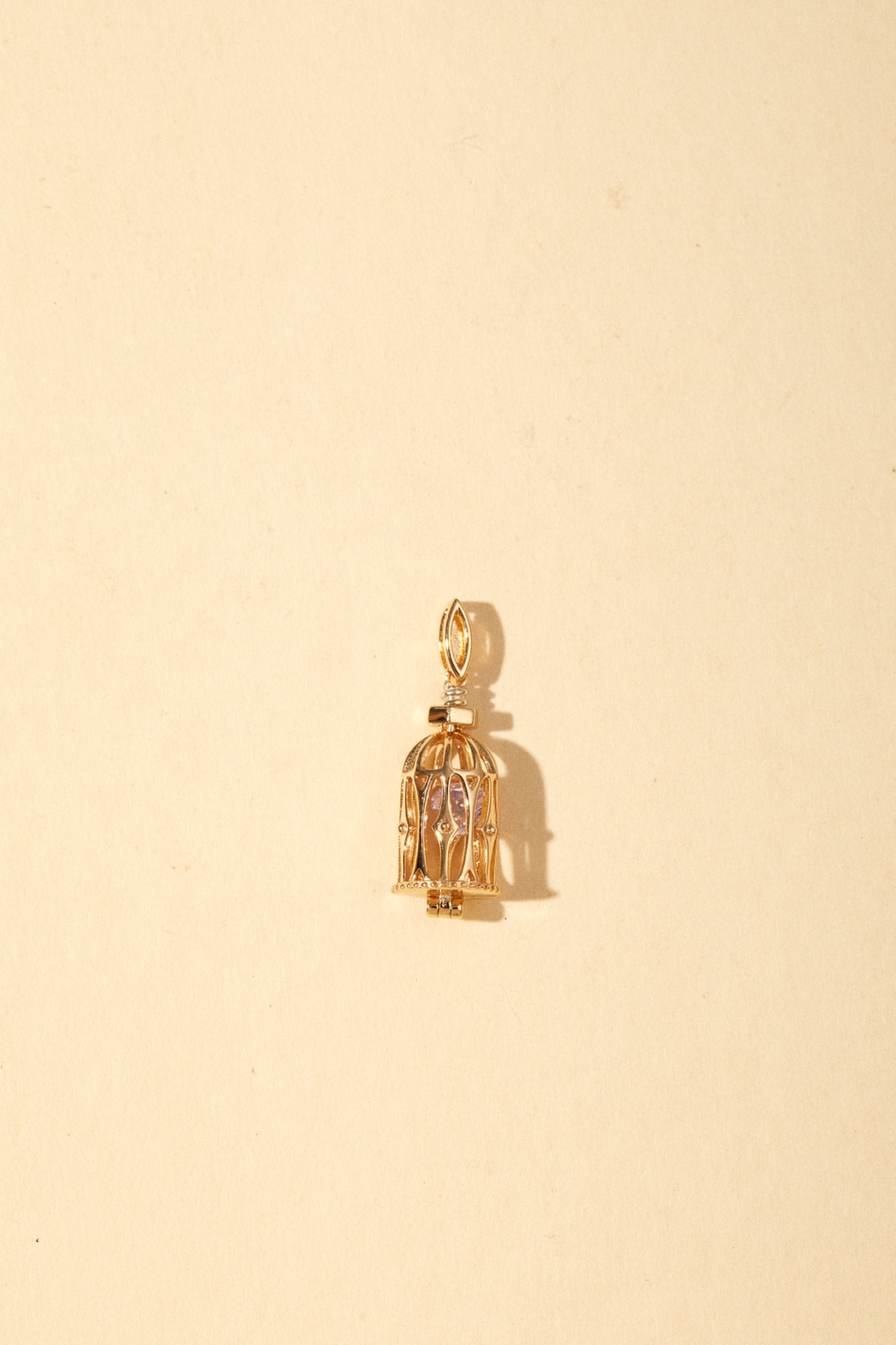 Bellamy Amethyst Birdcage Necklace