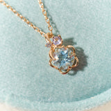 Apatite Floral Necklace