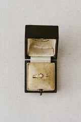 Opal Garnet Daisy Ring