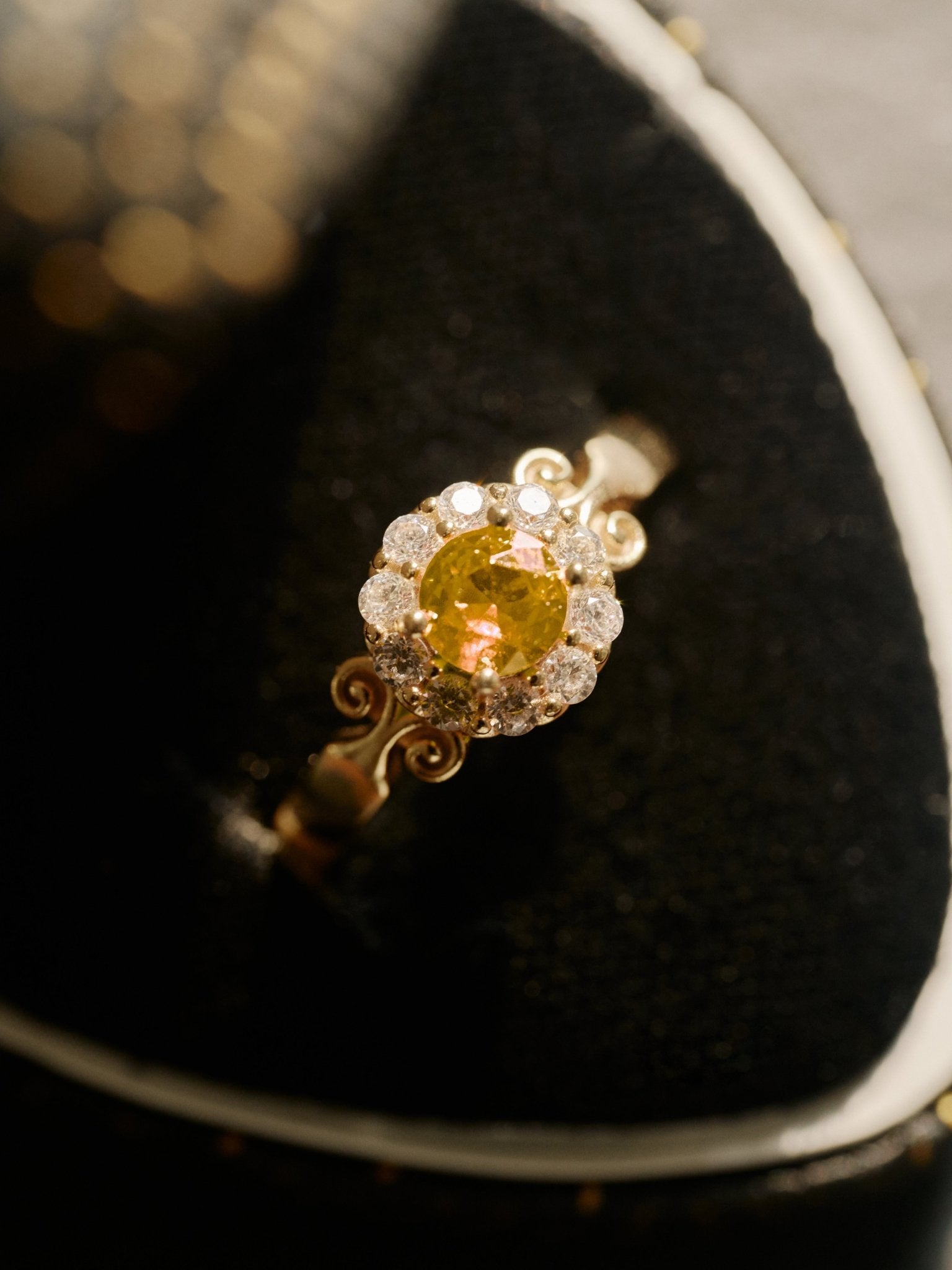 Elara Citrine Ring - CAMELLIA 5