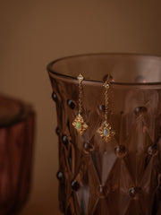 Aurielle Opal Dangle Earrings - CAMELLIA