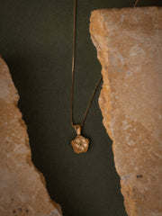 Elsa Poppy Peridot Necklace - CAMELLIA Yellow Gold