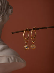 Elsa Holly Tanzanite Earrings - CAMELLIA Gold