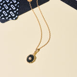 Noir Stella Onyx Necklace
