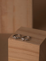 Quillie Cz Hoops - CAMELLIA Gold
