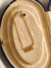888 Angel Number Choker with Onyx - CAMELLIA