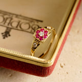 Ruby Mosaic Ring
