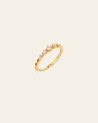 Diamond Thin Stackable Ring