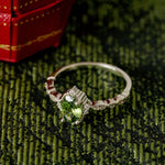 Verdure Peridot Ring - CAMELLIA 6
