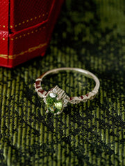 Verdure Peridot Ring - CAMELLIA 6