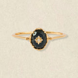 Noir Stella Onyx Ring