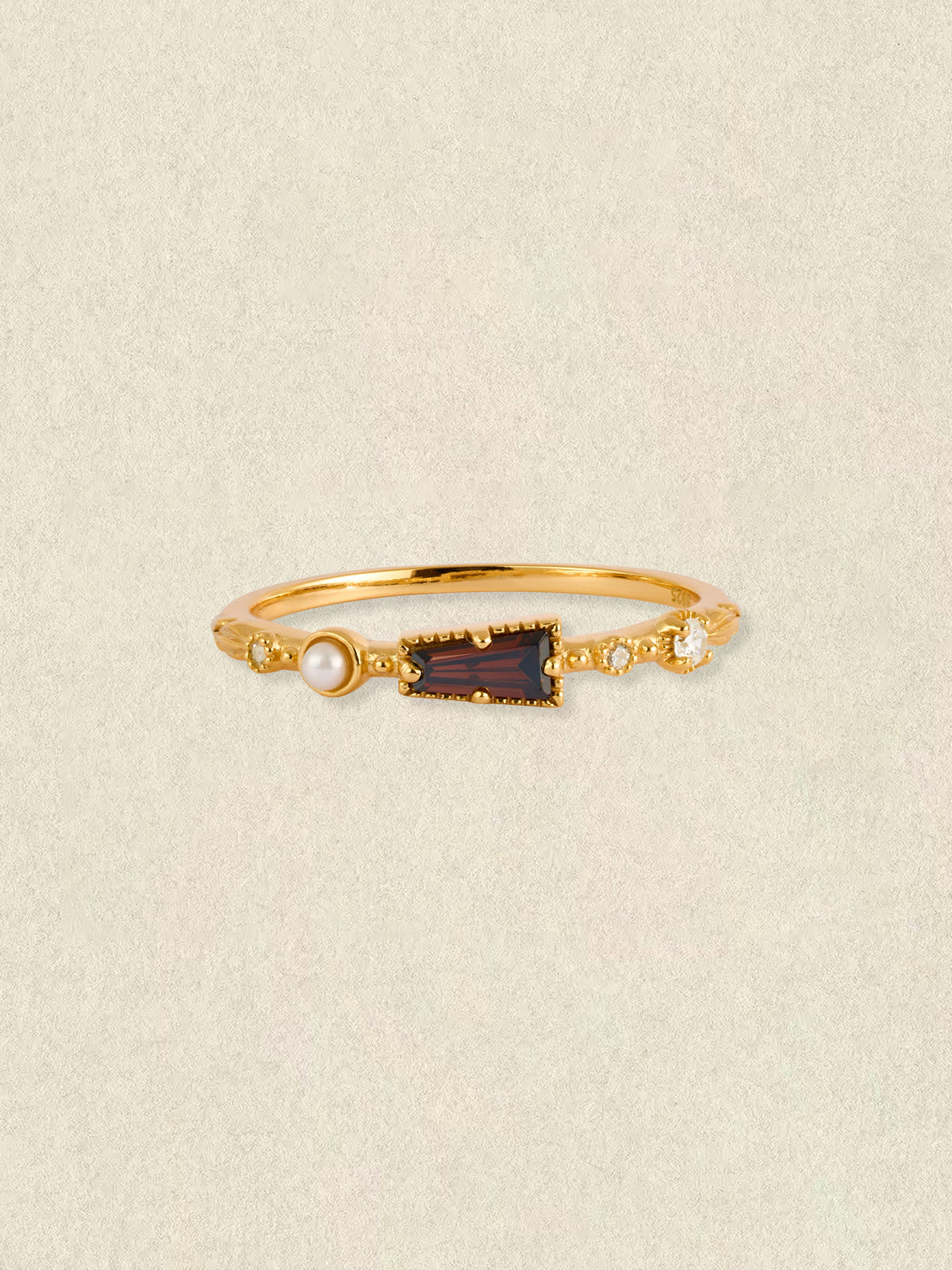 Amber Keepsake Ring