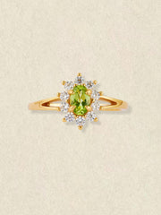 Aurora Peridot Ring