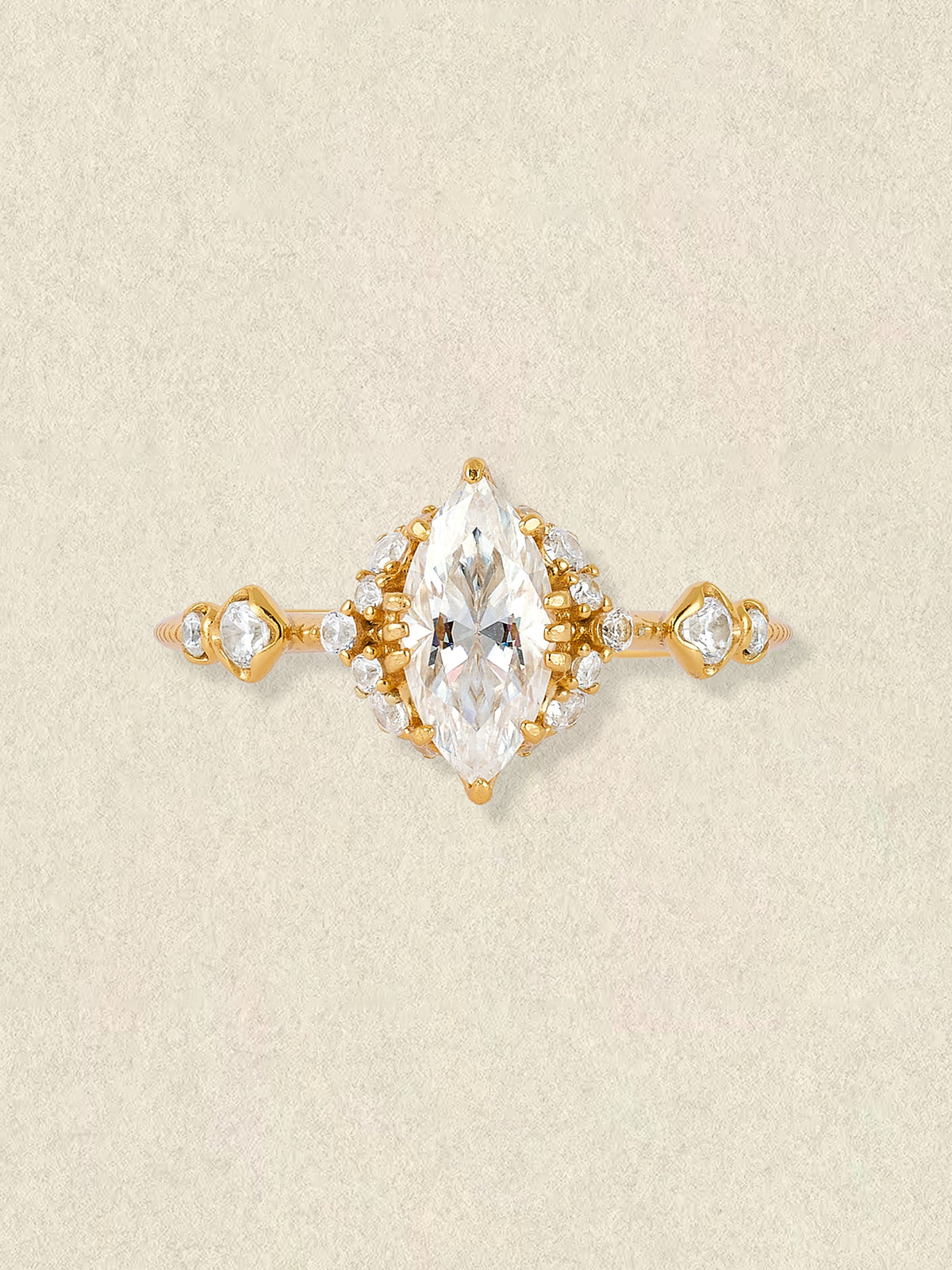 Cupid Moissanite Band