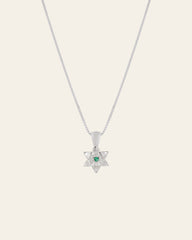 Elsa Lily Emerald Necklace