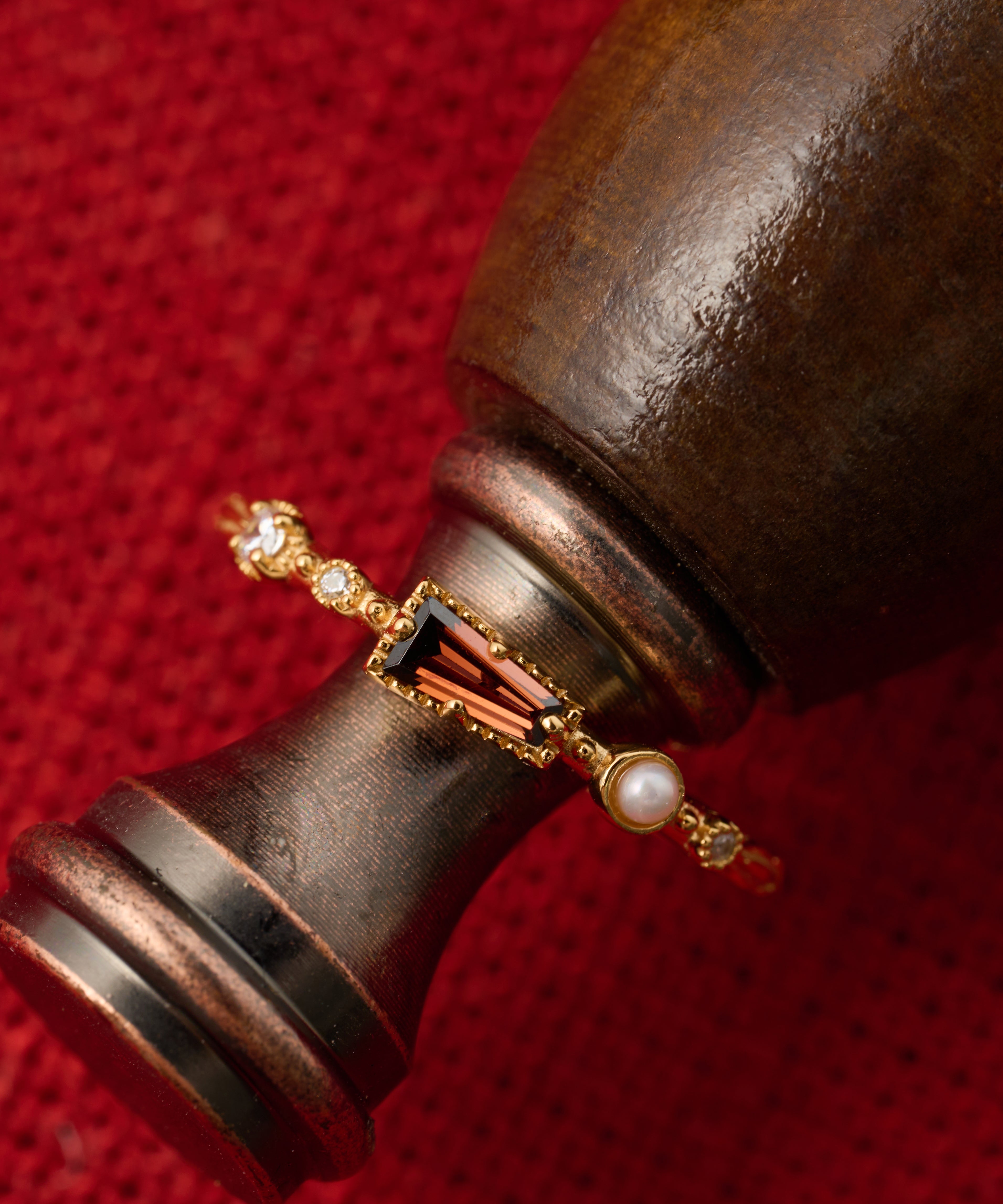 Amber Keepsake Ring