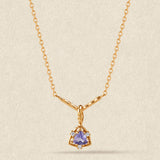 Astra Tanzanite Trilliant Necklace