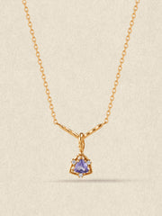 Astra Tanzanite Trilliant Necklace