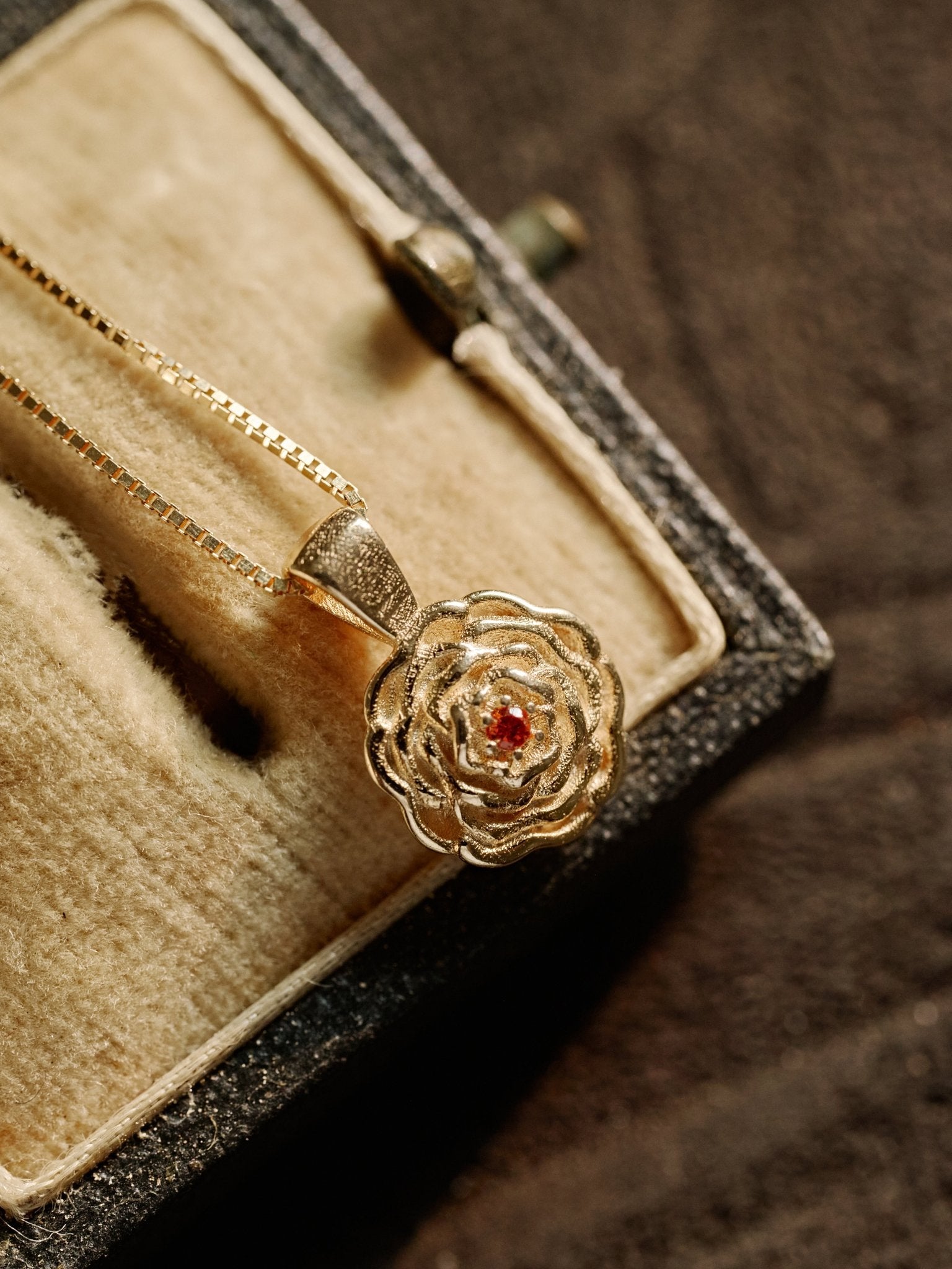 Elsa Birth Month Necklaces - CAMELLIA December