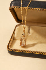 Bellamy Amethyst Birdcage Necklace