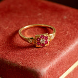 Ruby Mosaic Ring