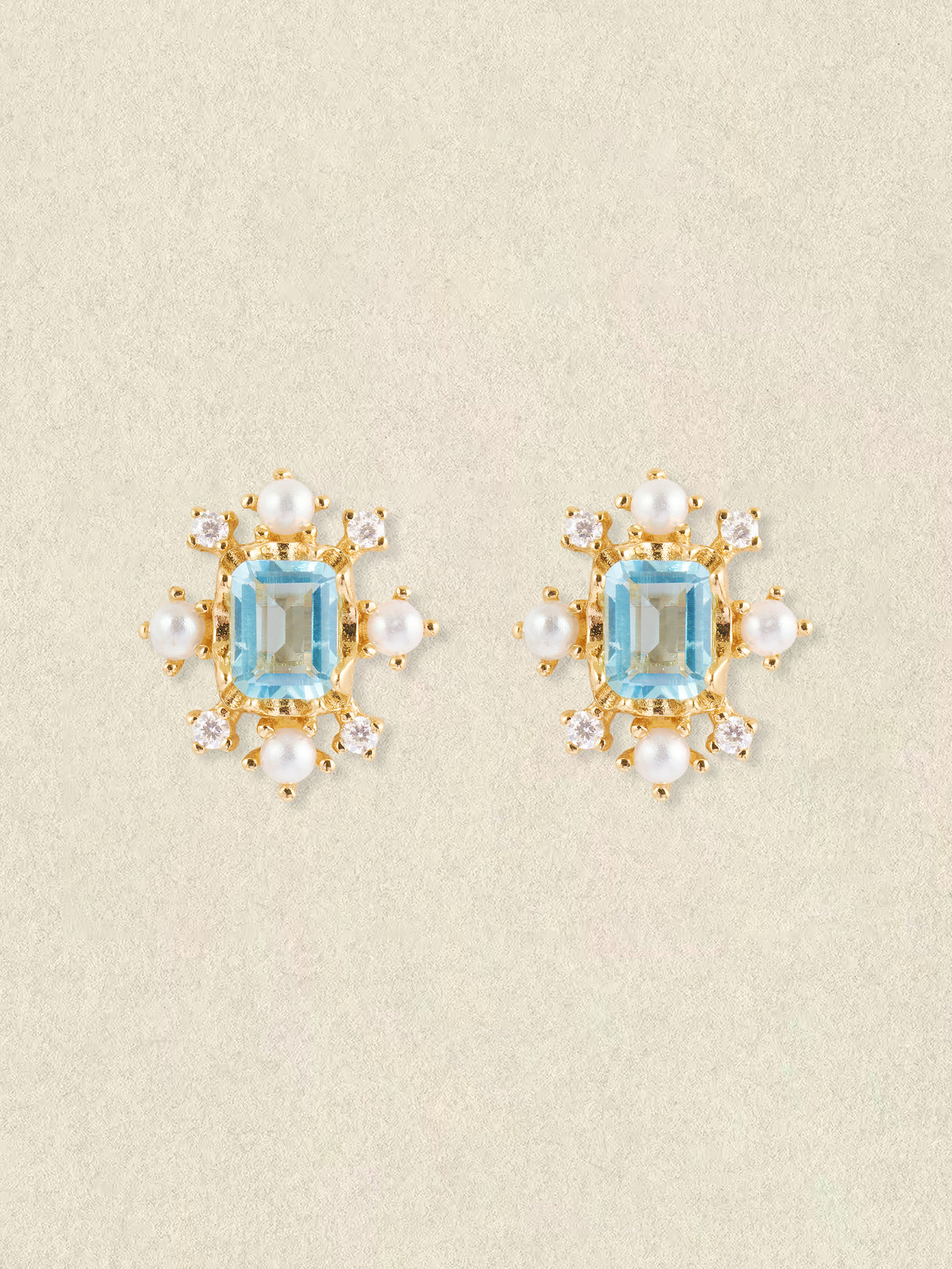 Seafoam Pearl Earrings