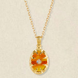 Amber Opaline Relic Necklace