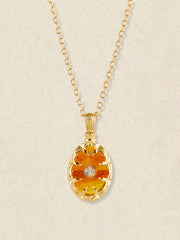 Amber Opaline Relic Necklace