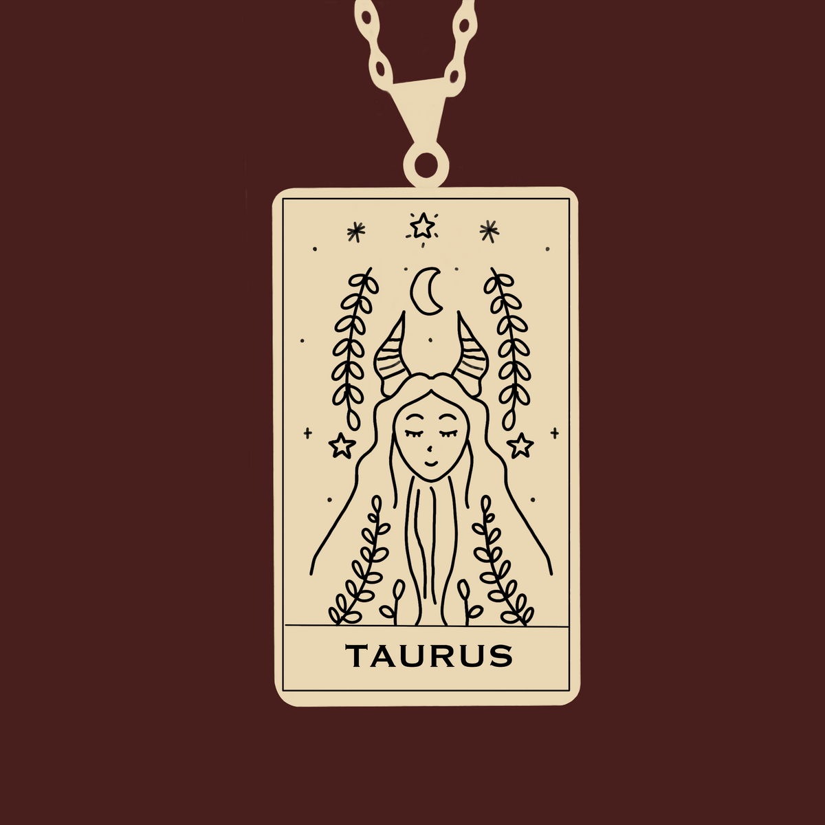 Taurus Astrology Necklace