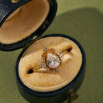 Aurélie Diamond Drop Ring - CAMELLIA 5