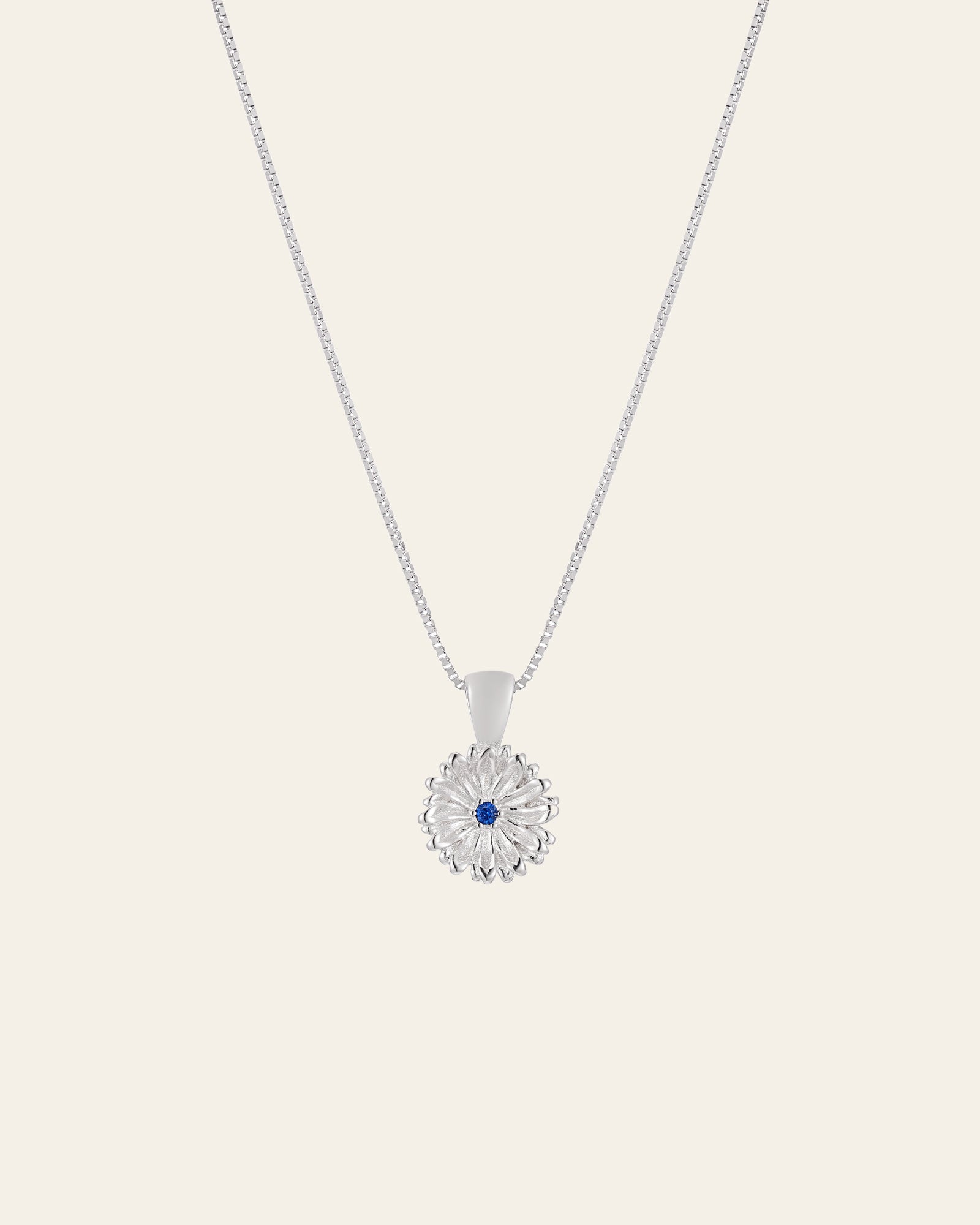 Elsa Peony Sapphire Necklace