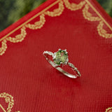 Verdure Peridot Ring - CAMELLIA 6