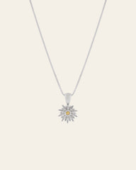 Elsa Chrysanthemum Citrine Necklace