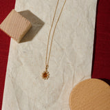 Amber Blossom Necklace