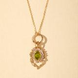 Laurel Peridot Necklace