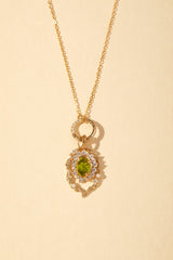 Laurel Peridot Necklace