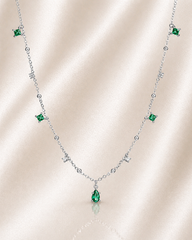 Moren Emerald Diamond Necklace