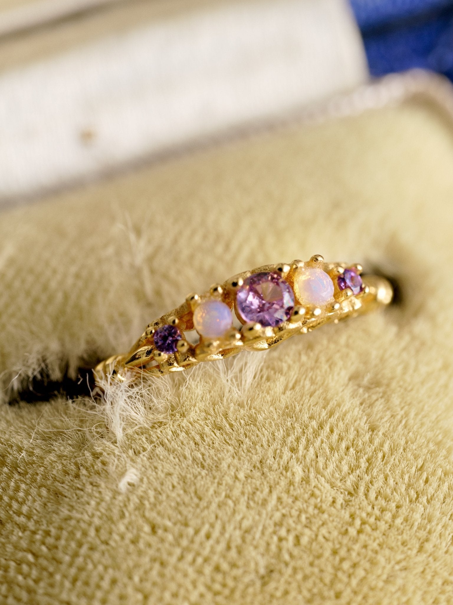 Opaline Muse Ring - CAMELLIA 6