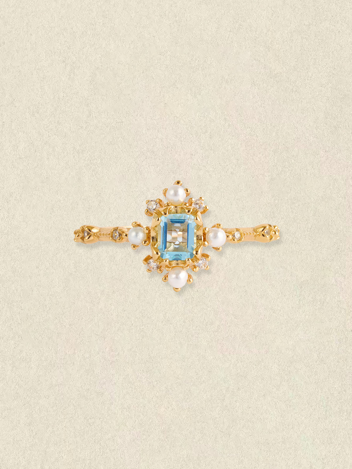 Seafoam Pearl Ring