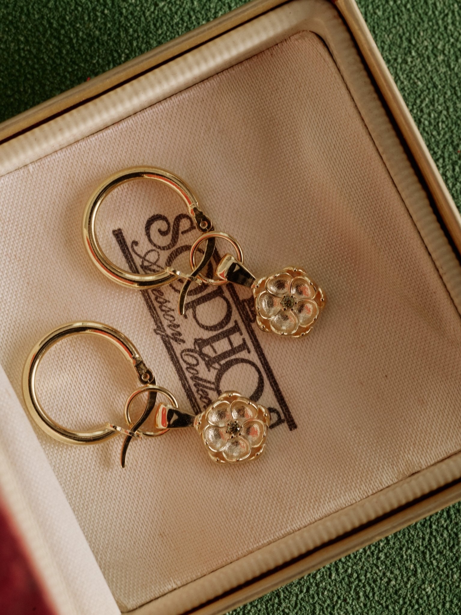 Elsa Birth Month Earrings - CAMELLIA January