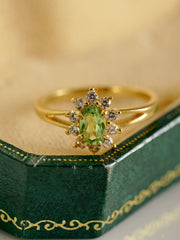 Aurora Peridot Ring