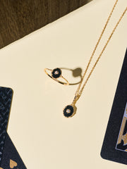 Noir Stella Onyx Jewelry Set
