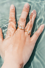 Etheral Moissanite Band - CAMELLIA 5 US