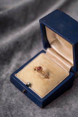 Regal Rosette Garnet Ring - CAMELLIA 6