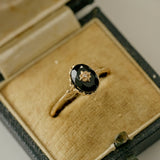Noir Stella Onyx Ring - CAMELLIA 6